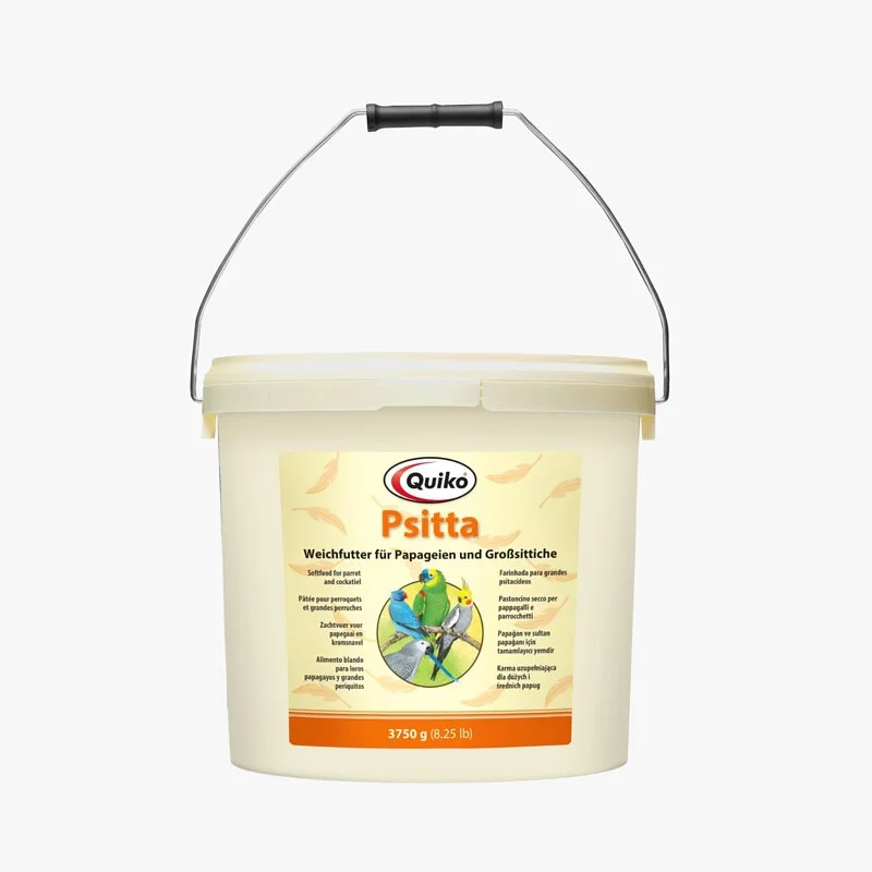 Quiko® Psitta Soft food f. Parrot and Cockatiel 3.750 kg