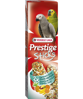 Sticks Parrots Fruit