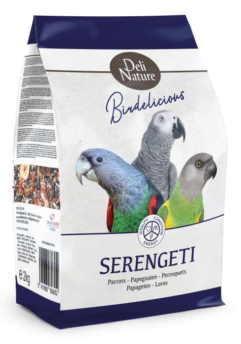 DN BIRDELICIOUS PARROTS SERENGETI 750gr
