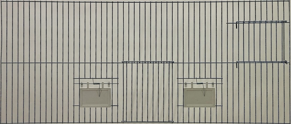 CAGE FRONT 70X30 1 DR+SFLP AND NEST DOOR