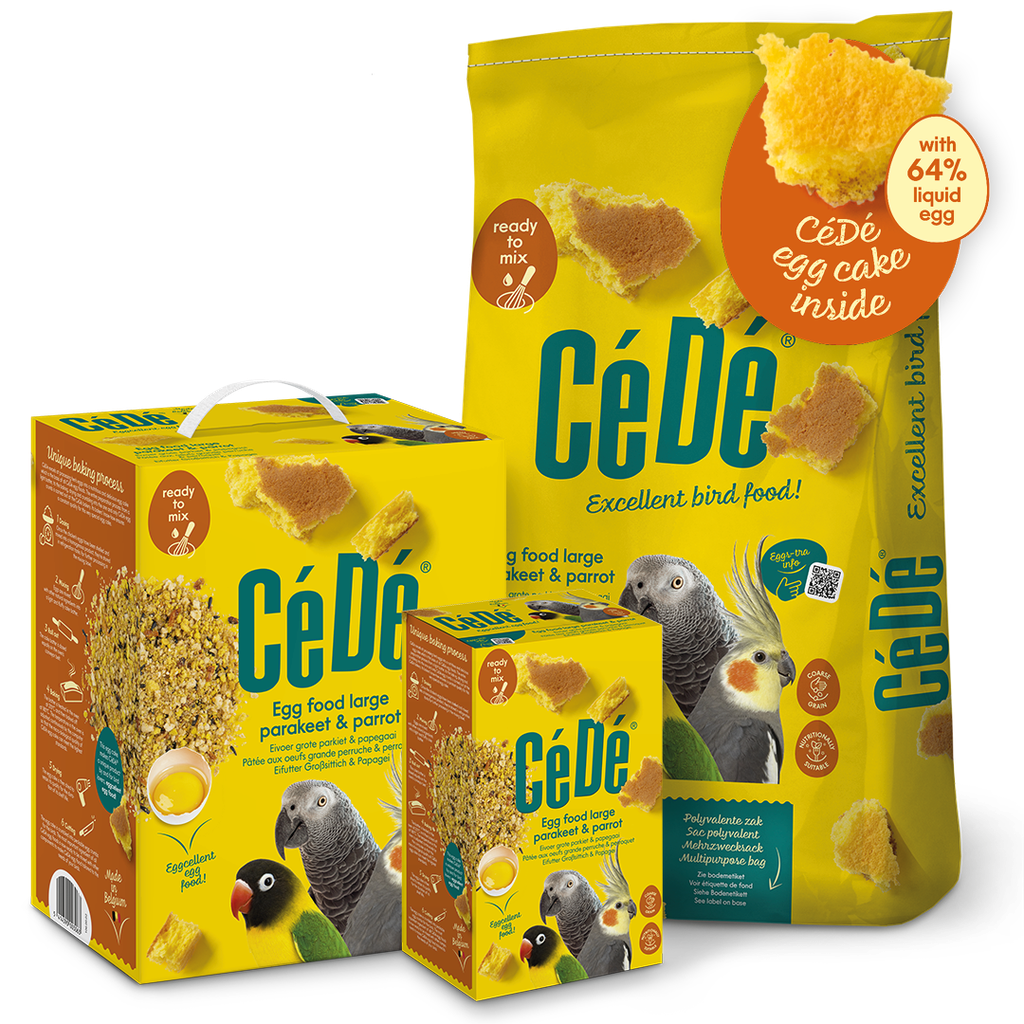 [320013] CEDE EGG FOOD LARGE PARAKEET & PARROT 10KG