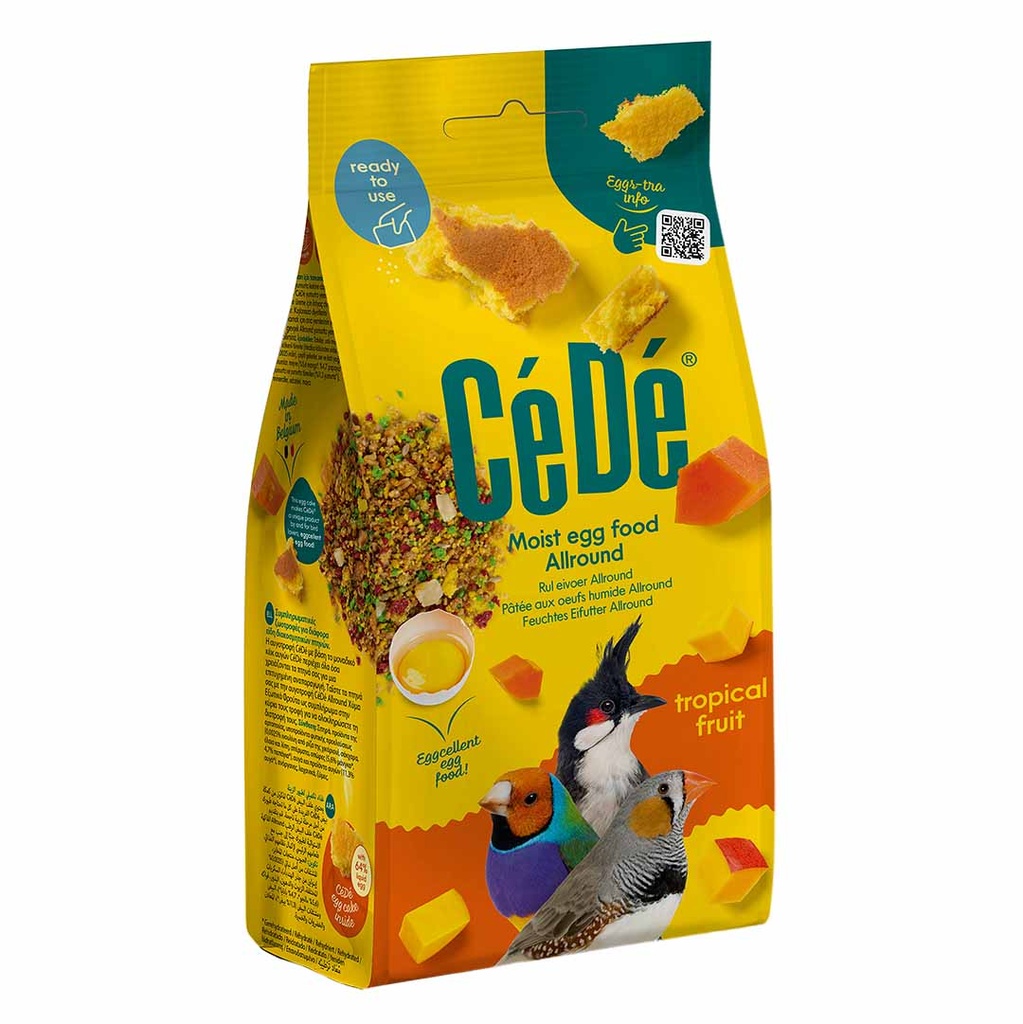 CEDE EGG FOOD MOIST ALLROUND TROPICAL FRUIT 200GR