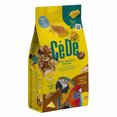 CEDE EGG FOOD MOIST ALLROUND NUTS & FRUIT COARSE 200GR