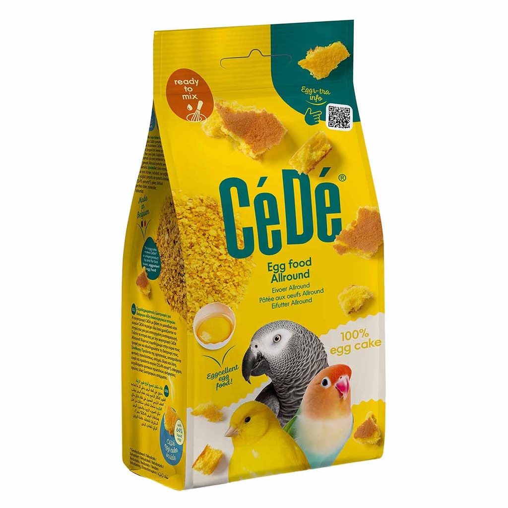 CEDE EGG FOOD MOIST ALLROUND 100% EGG CAKE 120GR