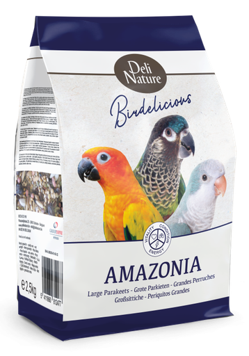 [028515] DN BIRDELICIOUS LARGE PARAKEETS AMAZONIA  800 GR