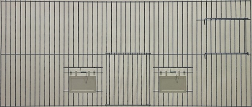 CAGE FRONT 70X30 1 DR+SFLP AND NEST DOOR