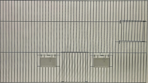 CAGE FORNT 70X40 1 DR +2 FLAP+1NB